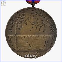 #2899 Us Marine Corps 1919-1920 Haitian Campaign Medal Numbered Whitehead & Hoag