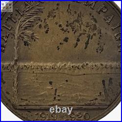 #2899 Us Marine Corps 1919-1920 Haitian Campaign Medal Numbered Whitehead & Hoag