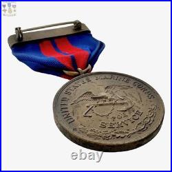 #2899 Us Marine Corps 1919-1920 Haitian Campaign Medal Numbered Whitehead & Hoag