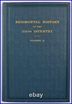 316th Regiment Infantry 1938 Military History Book