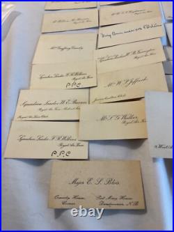 454 ROYAL AIR FORCE OFFICERS 31 CALLING CARDS 1920 / 1930s WING COMD MEDICAL GRP