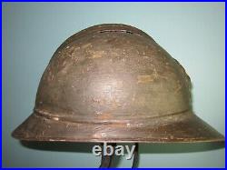55cm 1920s Belgian M20 helmet reuse WW2 casque stahlhelm casco elmo? 2WK