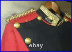 5th Royal Irish & 16th Queens Lancers Uniform w. King's Crown Buttons 1901-1952