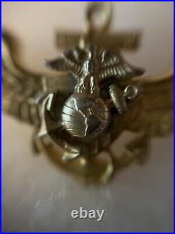 737c. 1920-30 era beautiful Unofficial USMC Aviator full size Pin Back Wing