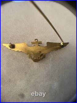 737c. 1920-30 era beautiful Unofficial USMC Aviator full size Pin Back Wing