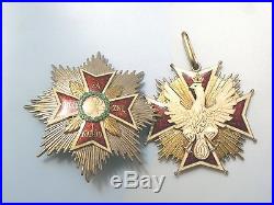 #74#75 Poland Polish Wwii Exile Order Of The White Eagle, 1945, Spinks Complete