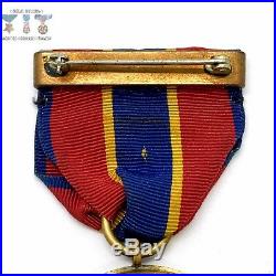 #8506 Us Army Occupation Of Cuba Medal Wrap Brooch Numbered 1938 Northern