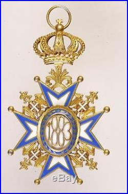 A Serbia Serbian Order of St. Sava Grand Cross Set, Full Length of Original Sash