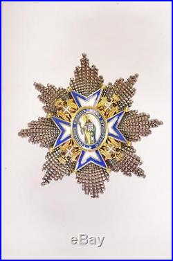 A Serbia Serbian Order of St. Sava Grand Cross Set, Full Length of Original Sash