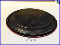 AMERICA'S PRIDE WW I SAILOR SOLDIER Cannon Plane Patriotic ANTIQUE TIP TRAY Rare