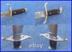 ARGENTINE M1909 1909 FOOT ARTILLERY SHORT SWORD w MATCHING SCABBARD VERY NICE