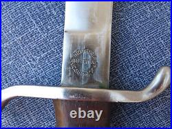 ARGENTINE M1909 1909 FOOT ARTILLERY SHORT SWORD w MATCHING SCABBARD VERY NICE