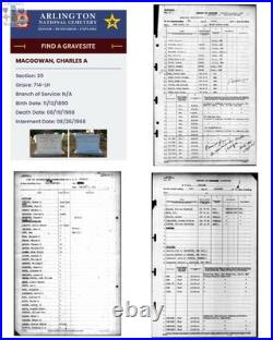 Admiral Charles A. Macgowan M. N? 2092 Navy Yangtze Medal Numbered Uss Arizona