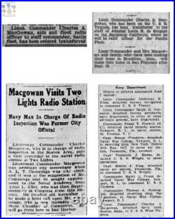 Admiral Charles A. Macgowan M. N? 2092 Navy Yangtze Medal Numbered Uss Arizona