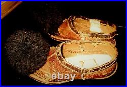 Amazing Greek Hellenic Presidential Guard Eyzonon Leather Shoes Tsarouxia