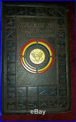 Americans All The Rainbow at War 42nd US Infantry Division Book WWI History maps