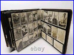 Antique 1919 Sailor Scrapbook Interwar Era Ephemera 320+ Photos Postcards Rare