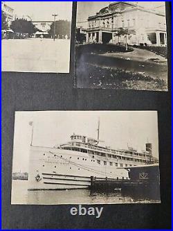 Antique 1919 Sailor Scrapbook Interwar Era Ephemera 320+ Photos Postcards Rare