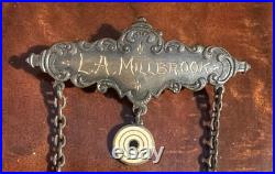 Antique 1922 Irving Park Rifle Club Sterling Silver Match Medal Chicago Schridde