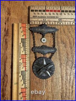 Antique 1922 Irving Park Rifle Club Sterling Silver Match Medal Chicago Schridde