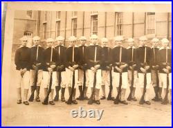 Antique 1923 Yardlong N. T. S. Newport R. I. 38th Co. Us Navy Photo 41 Long