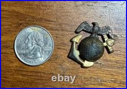 Antique 1926 1930's USMC US Marine Corps EGA Collar Badge No Pin