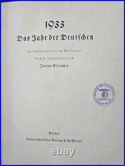 Antique 1933 German History Ww2 Book