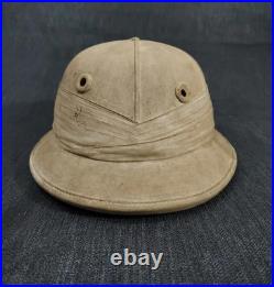 Antique British Colonial Pith Helmet Ranelagh England Colombia Leticia War 1932