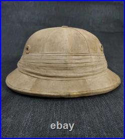 Antique British Colonial Pith Helmet Ranelagh England Colombia Leticia War 1932