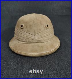 Antique British Colonial Pith Helmet Ranelagh England Colombia Leticia War 1932