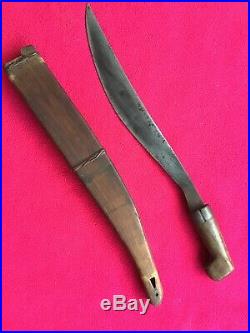 Antique Filipino Visayan Talibon Philippines Bolo Short Sword Not Barong Or Kris
