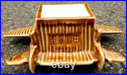 Antique Imperial Japanese Aviation Flight School Twin Engine Airplane Ashtray