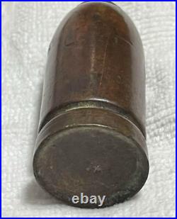 Antique Imperial Japanese Emperor Coronation Nordenfelt Bullet Sculpture 1915