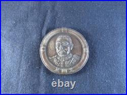 Antique Imperial Japanese Navy Admiral Togo Mikasa Tsushima War Paperweight