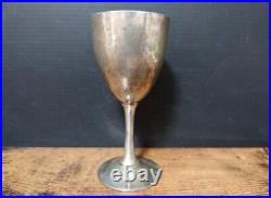 Antique Imperial Japanese Navy Royal Silver Wine Glass, Admiral Gift 1922