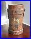 Antique-Leather-Bucket-British-Royal-Navy-Powder-Charge-Carrier-1936-01-oky