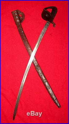 Antique Mexican Revolution Era Sword with Scabbard- SANTA FE Arms Collection