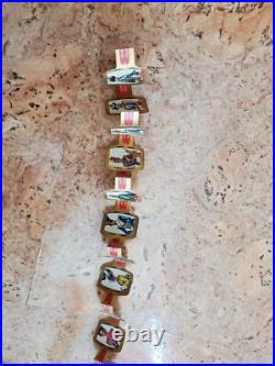 Antique Napoleon Military Uniforms Pull-Out Panorama in Brass Box Belgium FR/NL