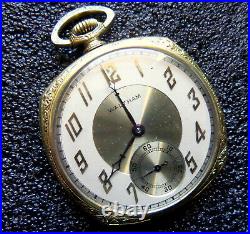 Antique Royal Waltham 110th Engineers M. O. N. G. Pocket Watch / Eagle Fob