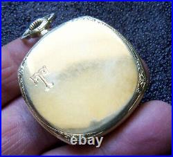 Antique Royal Waltham 110th Engineers M. O. N. G. Pocket Watch / Eagle Fob