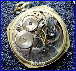 Antique Royal Waltham 110th Engineers M. O. N. G. Pocket Watch / Eagle Fob