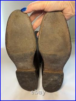 Antique Teitzel Jones Boots Wichita KS 1930+ Cavalry Boots