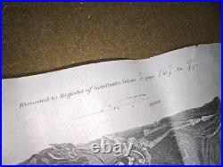 Antique Unites States Millitary Academy Bachelors Certificate Dated 1935 NAMED