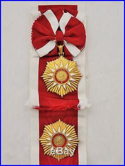 Argentina Order Of May 1st Class Grand Cross Set Silver Gilt