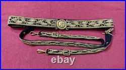 Argentine Navy Admiral Sword Belt Slings MTC France c. 1920 Regulation 1901 Gilt
