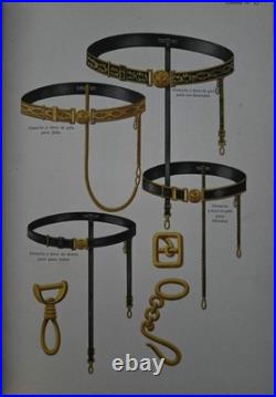 Argentine Navy Admiral Sword Belt Slings MTC France c. 1920 Regulation 1901 Gilt