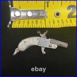 Austria Berloque Nickel Scroll Grip Round Hammer & Trigger SASG4 2mm Pinf1re