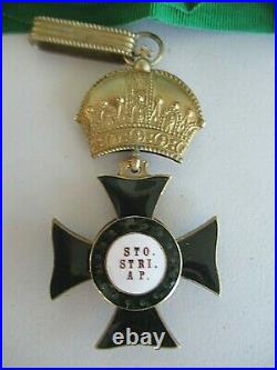 Austria Imperial Order Of St Stephan Commander Grade. Collector's Copy. Rare