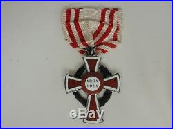 Austria Red Cross Decoration Order 3rd Class. Cased Vf+