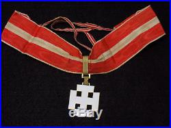 Austrian First Republic 1919-38 Commander Class Merit Order Cross Neck Ribbon